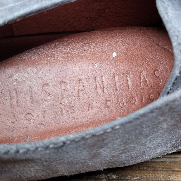 Hispanitas Metallic Grey Leather Lace Up Shoes - Picture 13 of 16